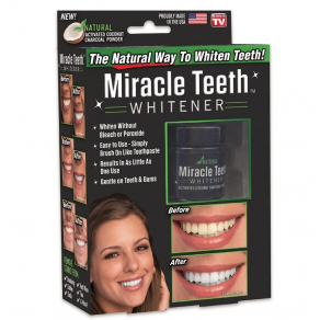 LICHIDARE STOC :Miracle Teeth - carbune pentru albirea dintilor